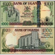 Uganda P-43c Fe 1.000 Shillings 2008