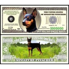 Usa Estados Unidos Md-80 Fe 1 Milhão de Dollars Fantasia Pinscher