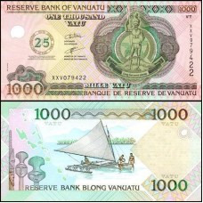 Vanuatu P-11 Fe 1.000 Vatu 2006 Comemorativa