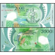 Vanuatu P-14a.2 Fe 2.000 Vatu ND (2014) Polímero