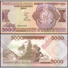 Vanuatu P-15a Fe 5.000 Vatu 2006