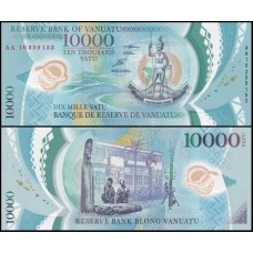 Vanuatu P-16a.2 Fe 10.000 Vatu 2010 Comem. 30a Independência