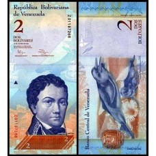 Venezuela P-88d Fe 2 Bolívares Fuerte 2012