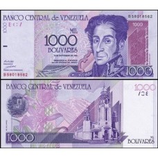 Venezuela P-79a Fe 1.000 Bolívares 1998