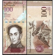 Venezuela P-93c Fe 100 Bolívares Fuerte 2009