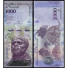 Venezuela P-95b Fe 1.000 Bolívares Fuerte 2017