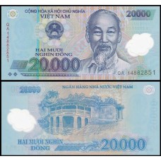 Viet Nam Vietnã P-120f Fe 20.000 Dông 2014 Ho Chi Minh Polímero