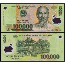 Viet Nam Vietnã P-122a Fe 100.000 Dông 2004 Polímero