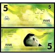 Wilkes Land 5 Dollars 2014 Fe Fantasia