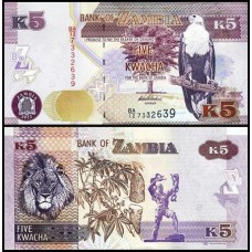 Zâmbia P-50a Fe 5 Kwacha 2012 Zâmbia P-50a Fe 5 Kwacha 2012