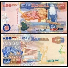 Zâmbia P-48h Fe 50.000 Kwacha 2012