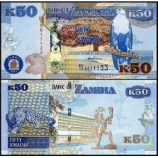 Zâmbia P-53c Fe 50 Kwacha 2014 Zâmbia P-53c Fe 50 Kwacha 2014