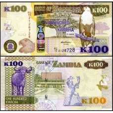 Zâmbia P-54a Fe 100 Kwacha 2012 Zâmbia P-54a Fe 100 Kwacha 2012