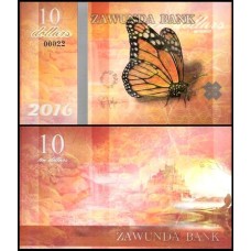 Zawunda 10 Dollars 2016 Fe Fantasia 