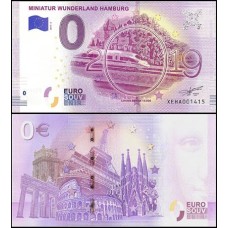 Zero Euro Miniatur Wunderland Hamburg 8 Oficial Fe