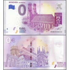 Zero Euro Munique Frauenkirche 2018 Oficial Fe Zero Euro Munique Frauenkirche 2018 Oficial Fe