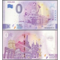 Zero Euro FIFA - Inglaterra 2022 Fe - Cédula Não Oficial