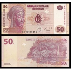 Congo Democratic Republic P-97Aa.1 Fe 50 Francs 2013 HdM