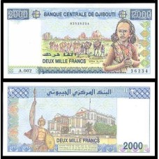 Djibouti Djibuti P-43 Fe 2.000 Francs ND (2005)