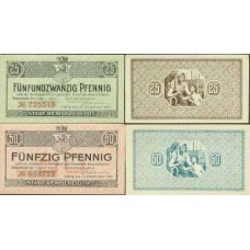Germany Alemanha Remscheid K-2175f S/Fe 25, 50 Pfennig 1920-