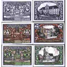 Germany Alemanha Wohlau-wolow K-2649b S/Fe 10, 25, 50 Pfenni
