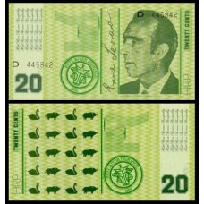 Hutt River Province Austrália 20 Cents 1970 Fe