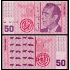 Hutt River Province Austrália 50 Cents 1970 Fe