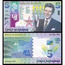 Kamberra Camberra 5 Numismas 2011 Fe Frank Sinatra Fantasia