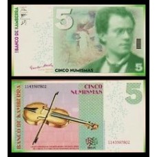 Kamberra Camberra 5 Numismas 2011 Fe Gustav Mahler Fantasia