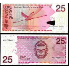 Netherlands Antilles Antilhas Holandesas P-29c S/Fe 25 Gulden