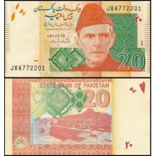 Pakistan Paquistão P-55l Fe 20 Rupees 2018
