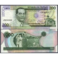 Philippines Filipinas P-195b.2 Fe 200 Piso 2009