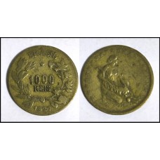 Brasil 1.000 Réis 1927 Mbc V-130 Br-Al (514)