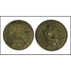 Brasil 1.000 Réis 1927 Mbc V-130 Br-Al (515)