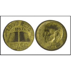 Brasil 1.000 Réis 1937 V-158 Br-Al Anchieta (19)