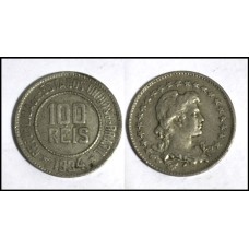 Brasil 100 Réis 1940 V-164 Cupro-Níquel Mbc (583)