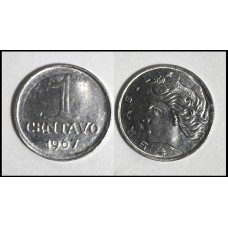 Brasil 1 Centavo 1967 Fc V-287 Inox Efígie da República (631)