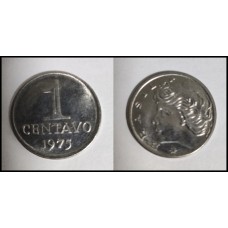 Brasil 1 Centavo 1975 V-289 FC Inox Efígie da República (22)