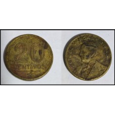 Brasil 20 Centavos 1947 V-189 Mbc Br-Al Getúlio Vargas (55)
