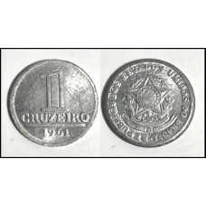Brasil 1 Cruzeiro 1961 V-278 Fc Alumínio (619)