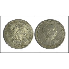 Brasil 400 Réis 1901 V-056 Cupro-Níquel Mbc (587)