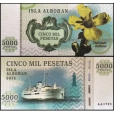 Alboran 5.000 Pesetas 2014 Fe Fantasia