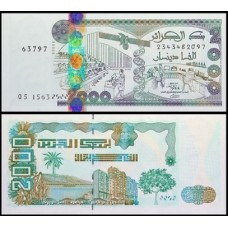 Algeria Argélia P-144a.3 Fe 2.000 Dinars 2011 