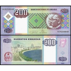 Angola P-148b S/Fe 200 Kwanzas 2011 Angola P-148b S/Fe 200 Kwanzas 2011