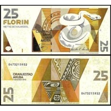 Aruba P-17c Fe 25 Florin 2012 Aruba P-17c Fe 25 Florin 2012