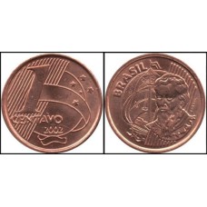 Brasil 1 Centavo 2002 V-461 Fc 