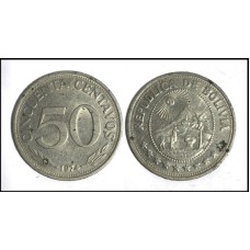 Bolívia 50 Centavos 1974 (601)