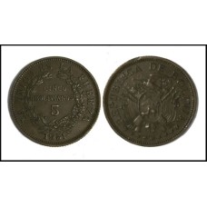 Bolívia 5 Bolivianos 1951 Bronze (602)