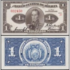 Bolívia P-119a.3 Fe 1 Boliviano 1928
