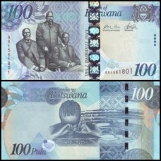 Botswana Botsuana P-33a Fe 100 Pula 2009